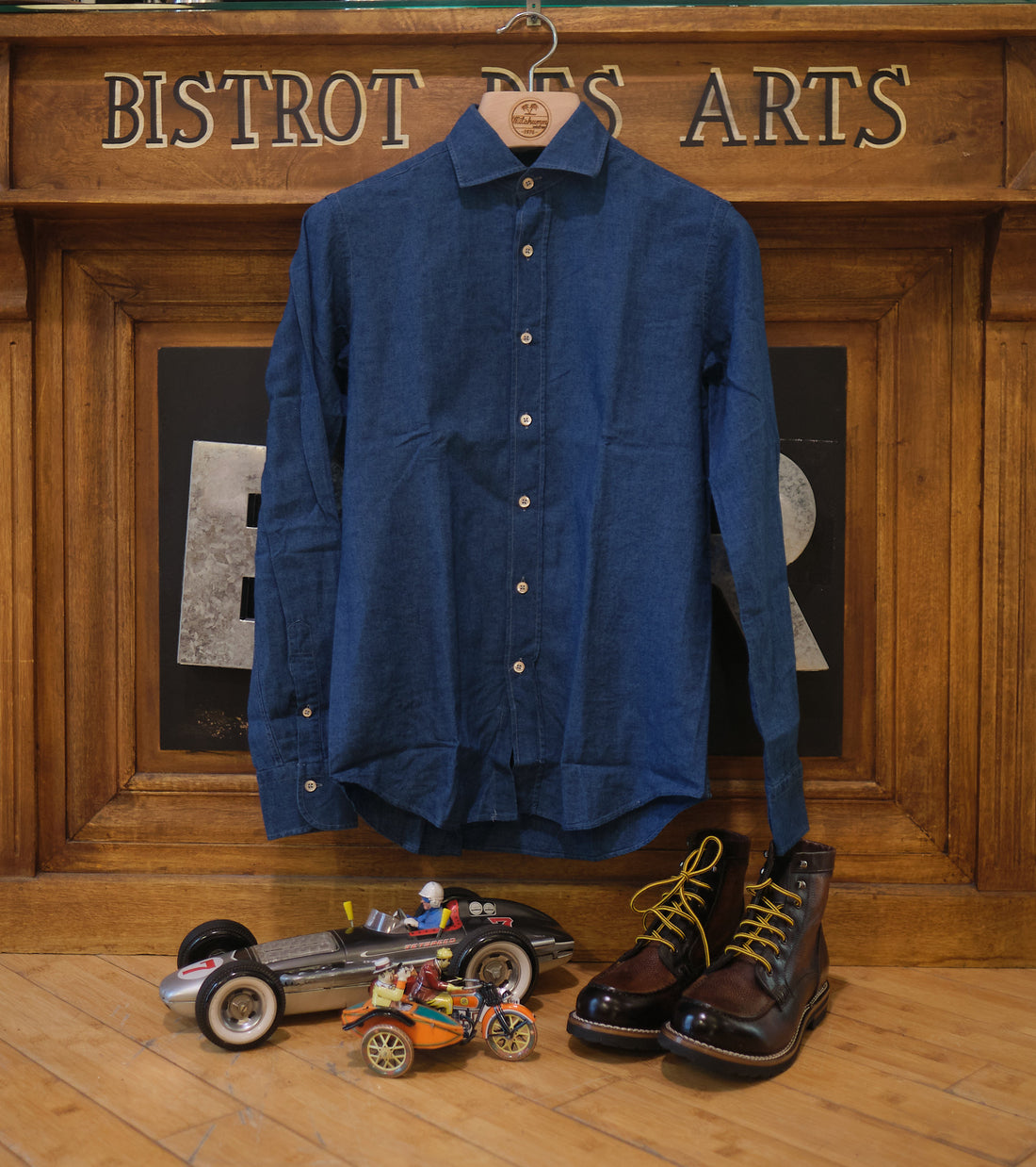 Linen Cotton Denim Shirt
