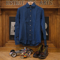 Linen Cotton Denim Shirt