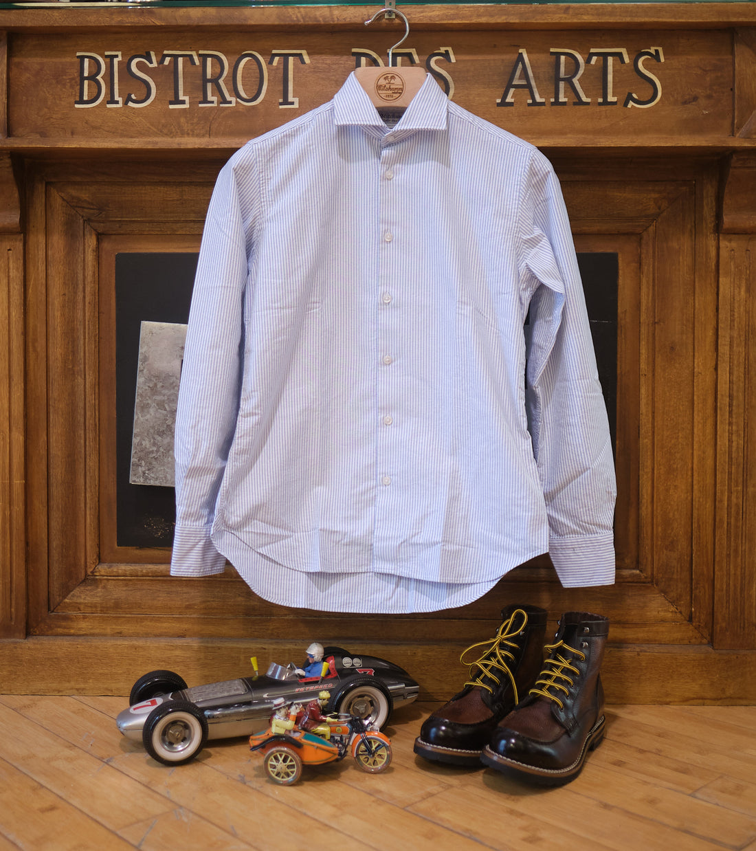 Oxford Fine Stripes Blue shirt