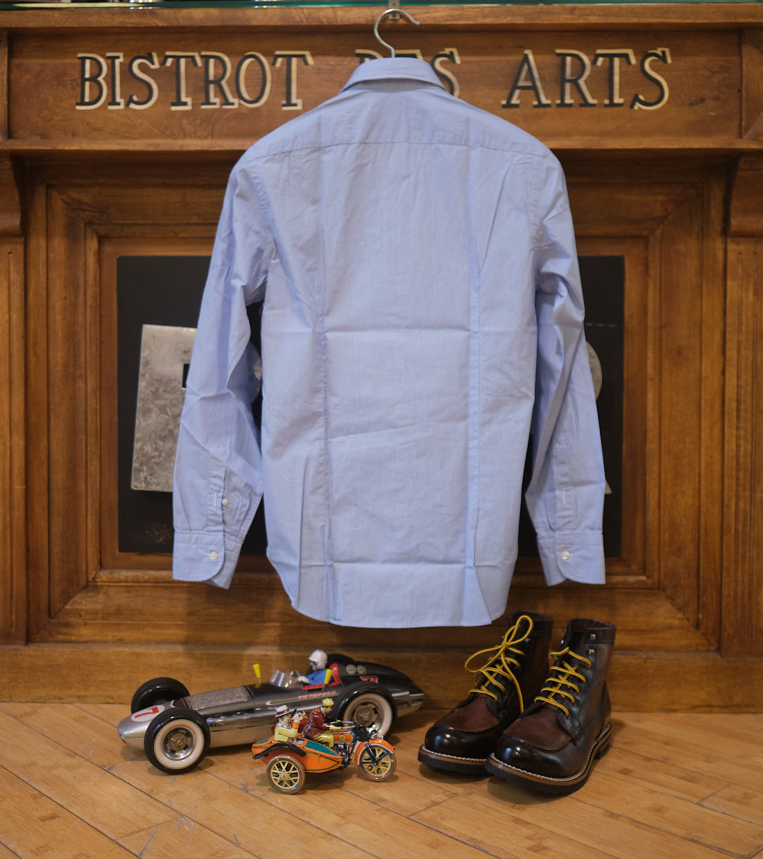 Popeline cotton Classic Blue Pinstripe shirt