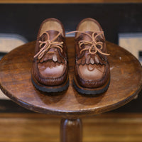 Hand Made Fringed Deck Leather Shoes