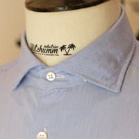Popeline cotton Classic Blue Pinstripe shirt