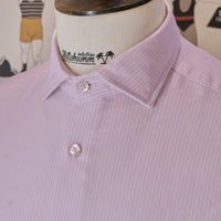 Oxford Fine Stripes Baby pink shirt