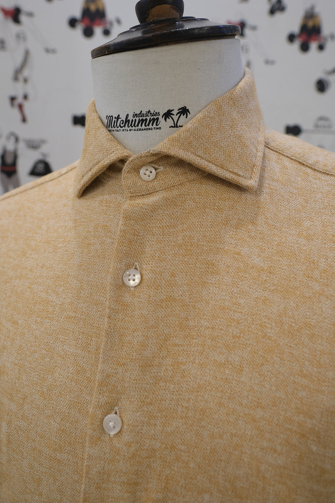 Honey Yellow twill Shirt