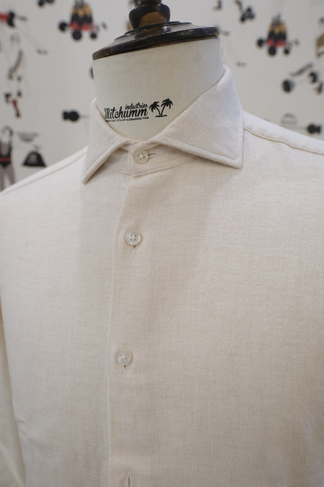 Natural White twill Shirt