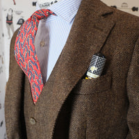 Shetland wool Brown Blazer