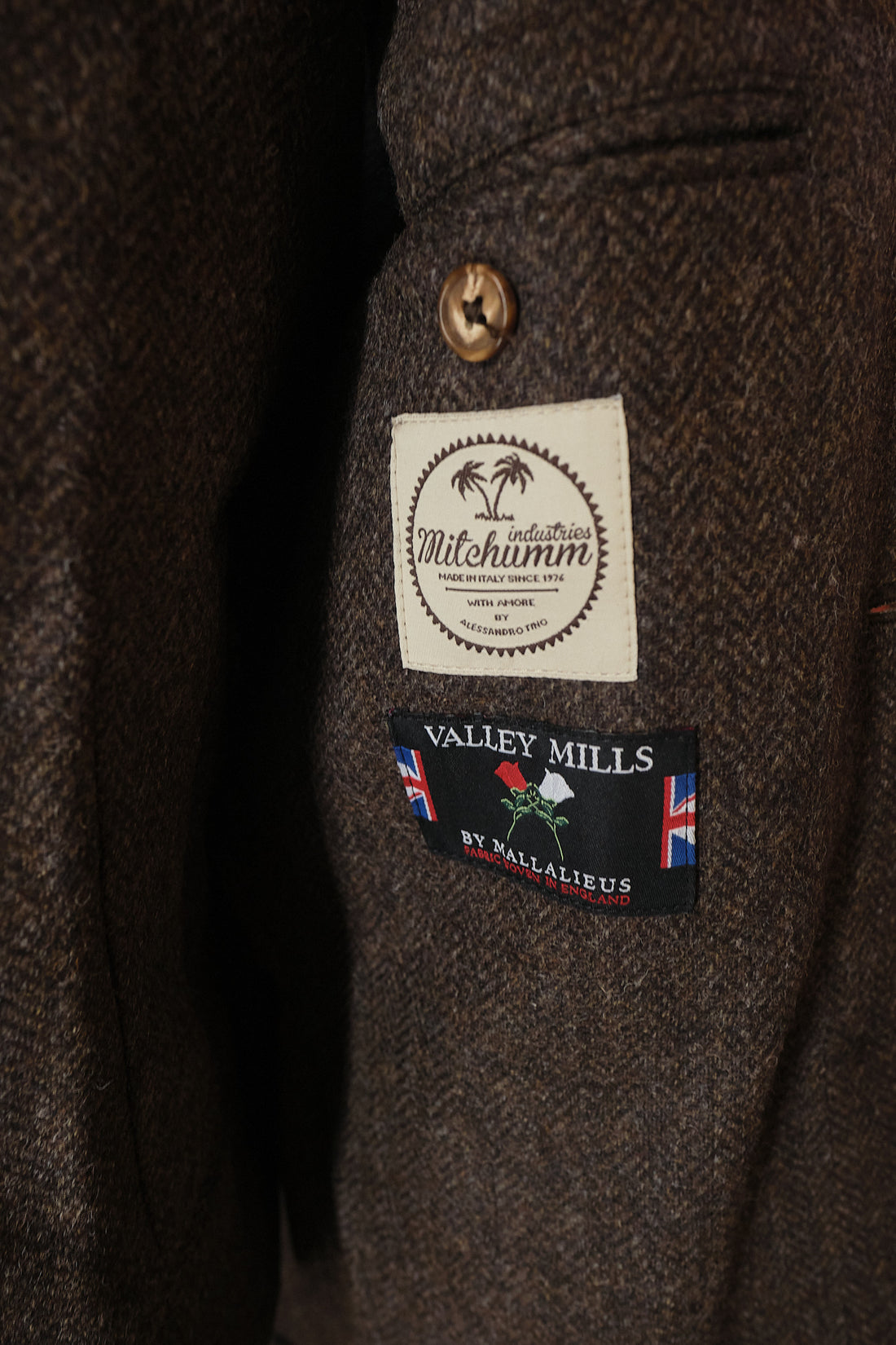 Shetland wool Brown Blazer