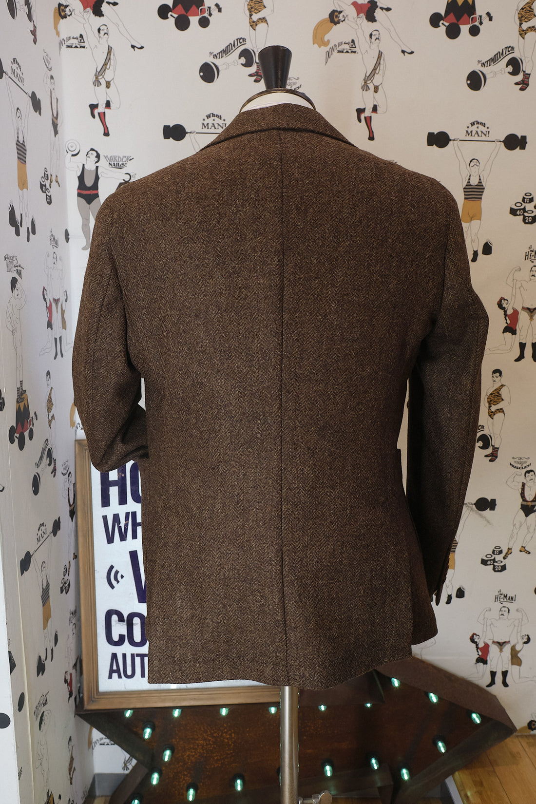 Shetland wool Brown Blazer