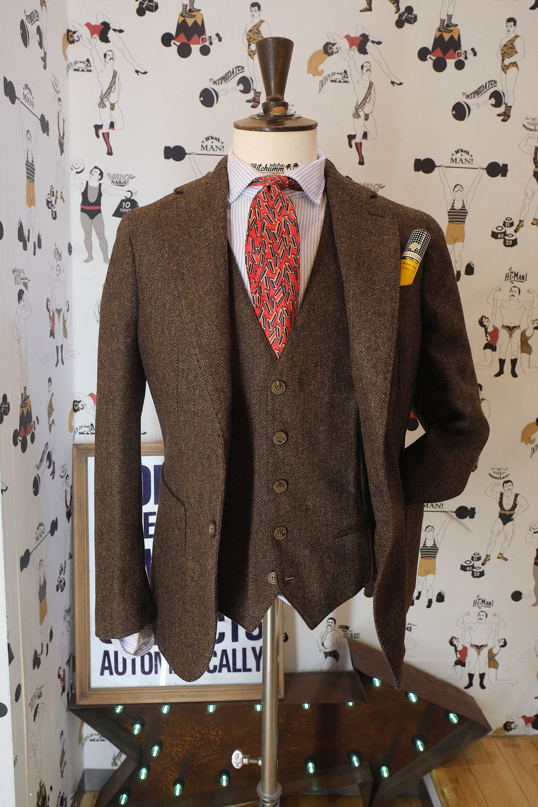 Shetland wool Brown Blazer