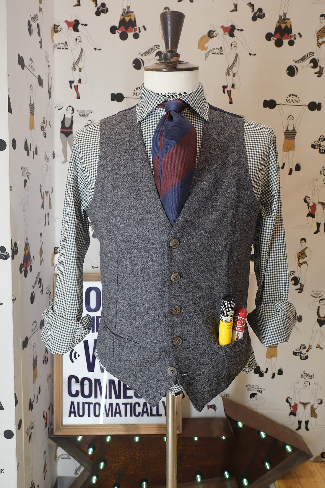 Shetland wool Grey vest