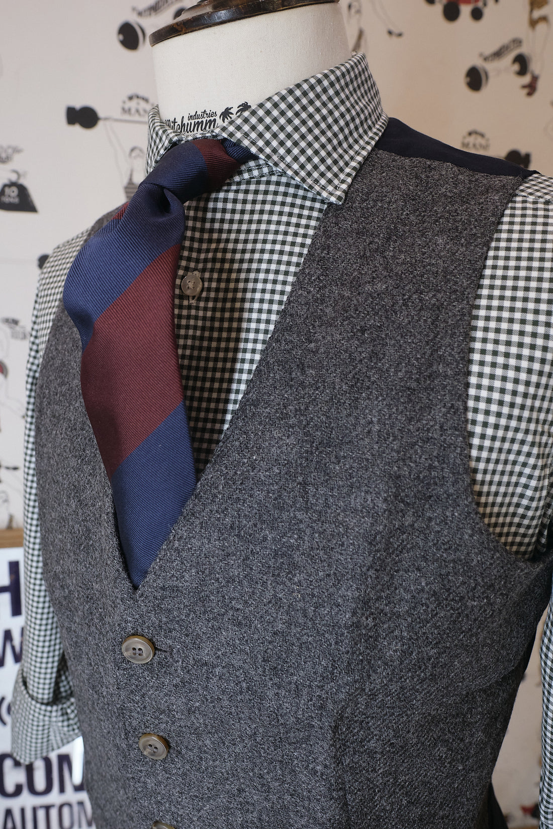 Shetland wool Grey vest