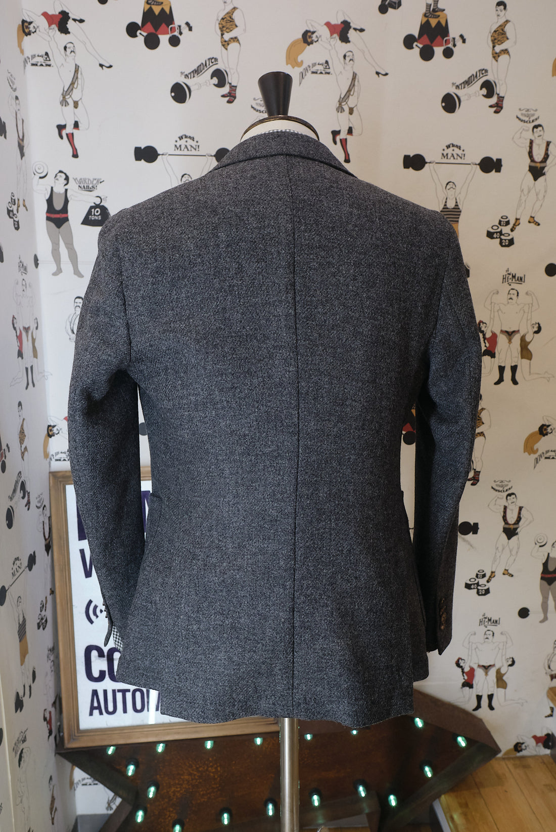 Shetland wool Grey Blazer