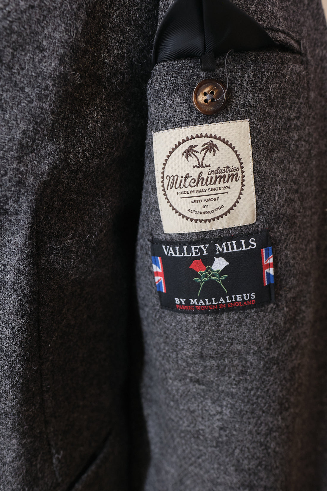 Shetland wool Grey Blazer