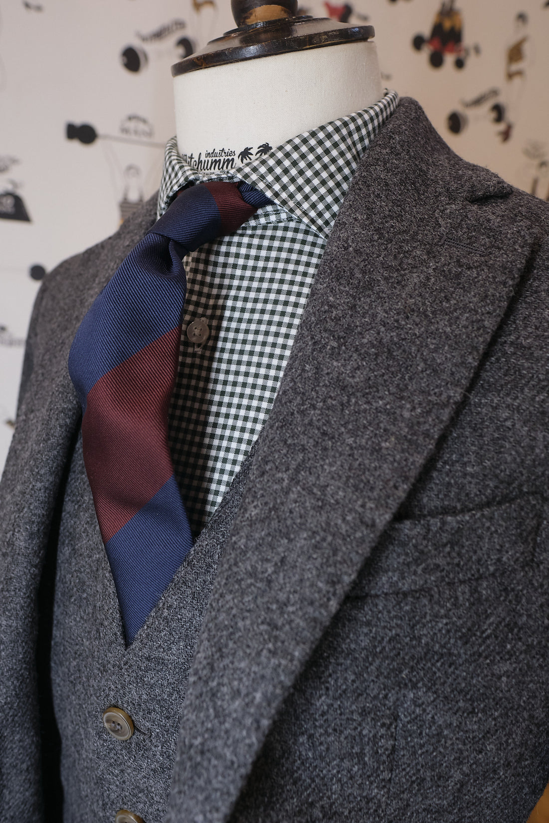 Shetland wool Grey Blazer