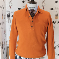 English Rib Orange Polo