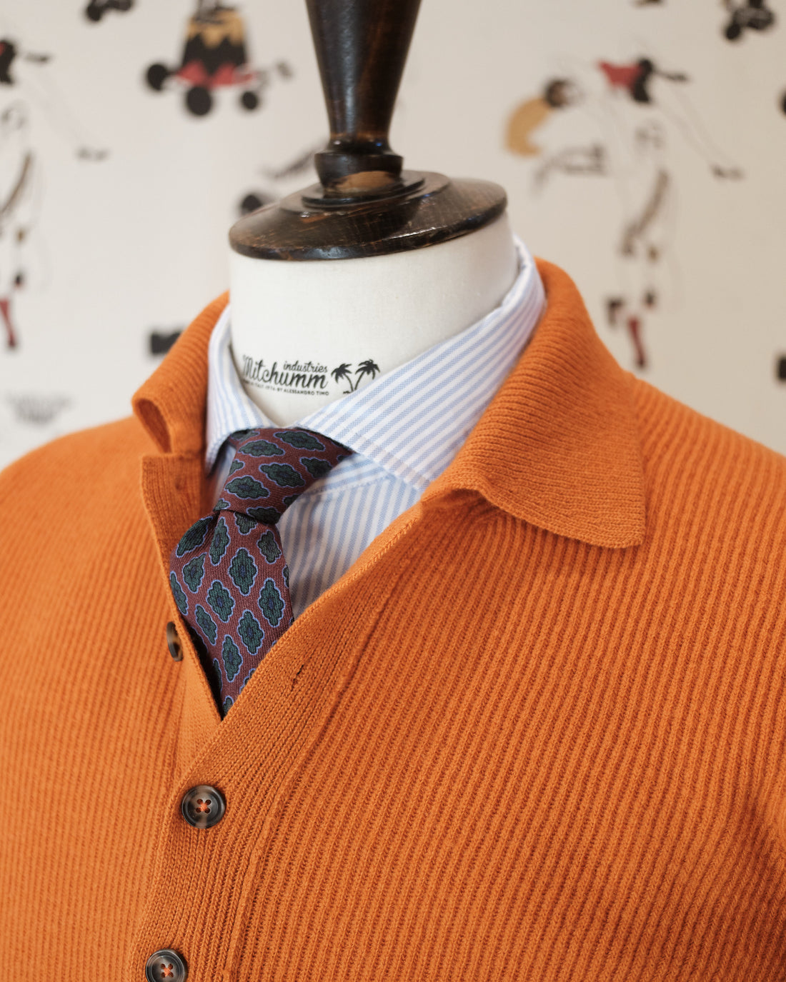 English Rib Orange Polo