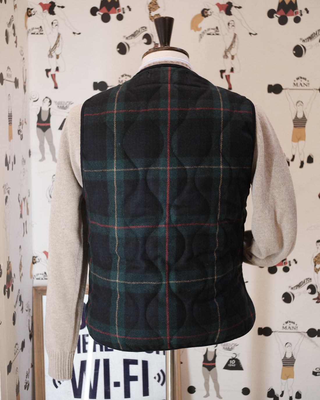 ITB X MITCHUMM Tartan Reversible Vest