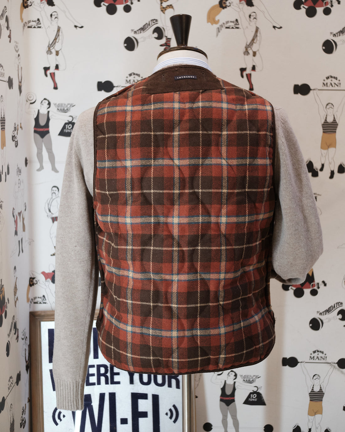 ITB X MITCHUMM Plaid Reversible Vest