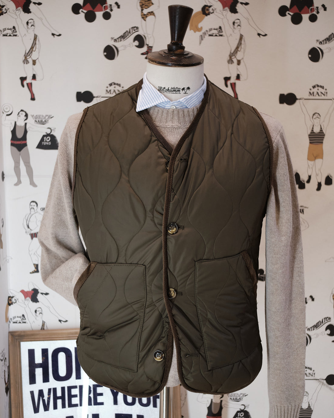 ITB X MITCHUMM Plaid Reversible Vest