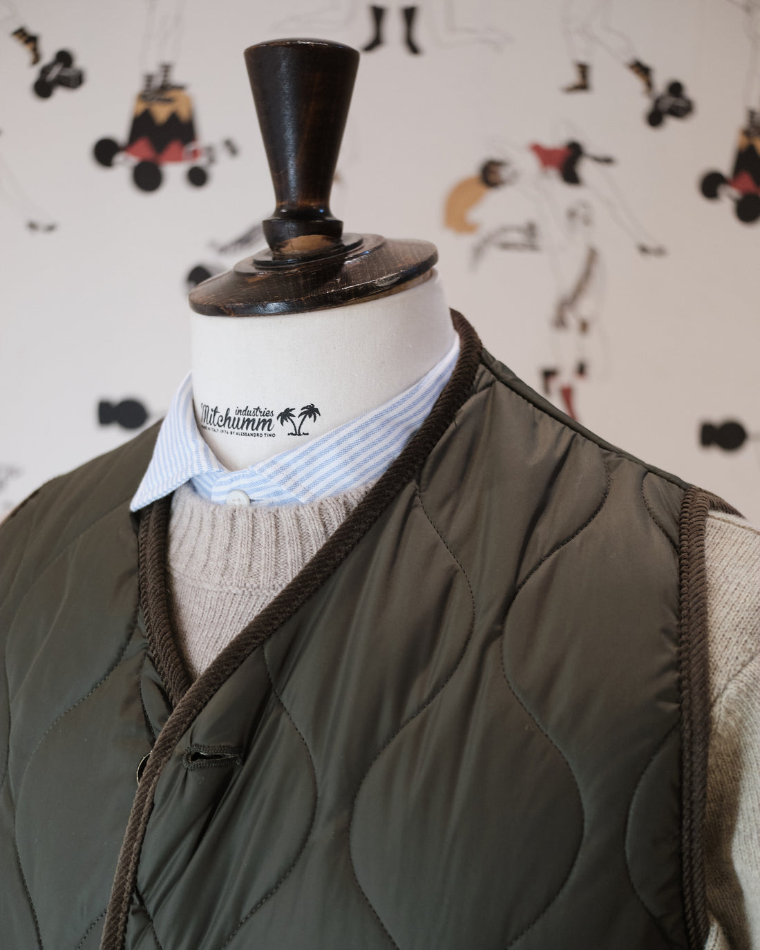 ITB X MITCHUMM Plaid Reversible Vest