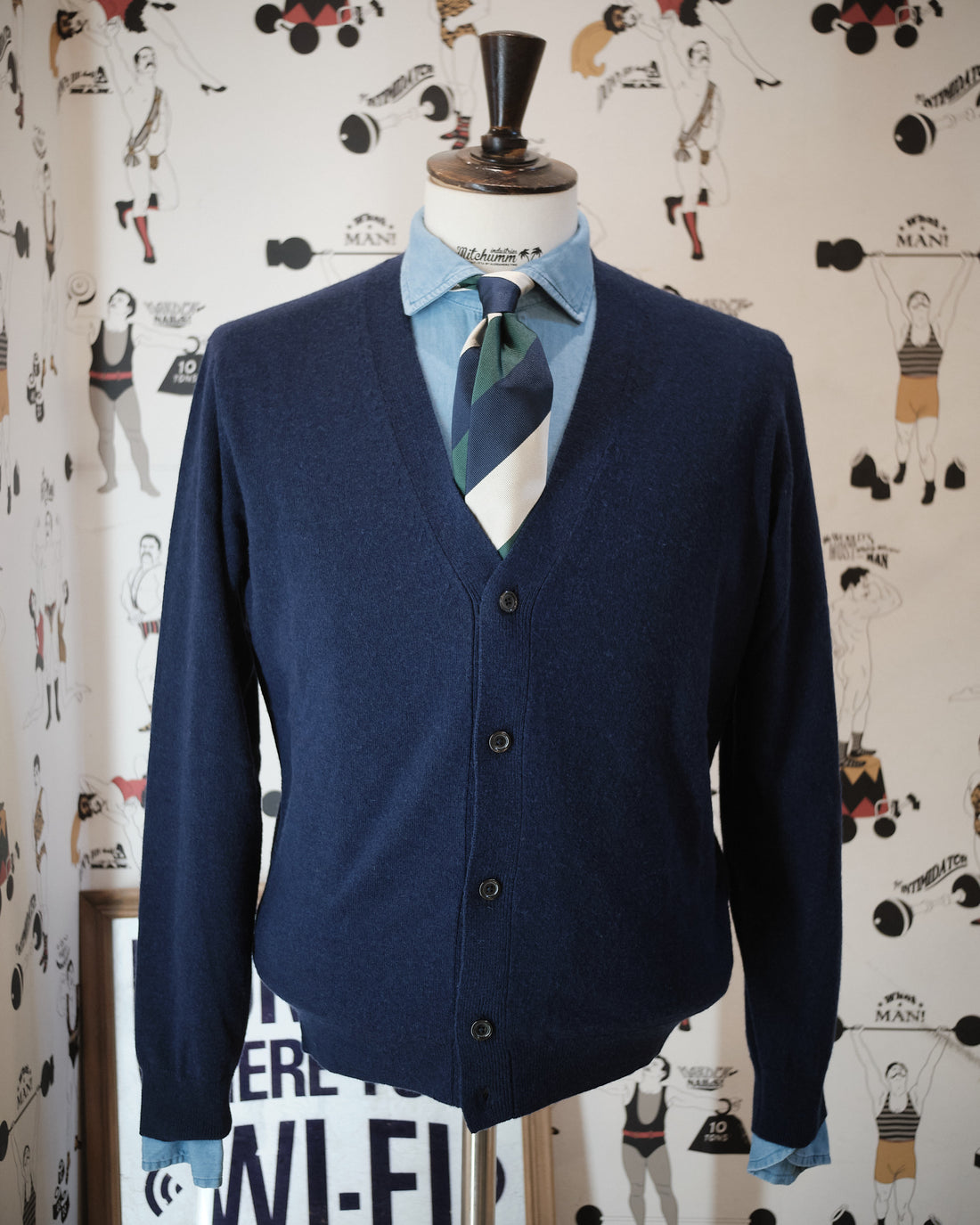 Classic Cardigan Navy