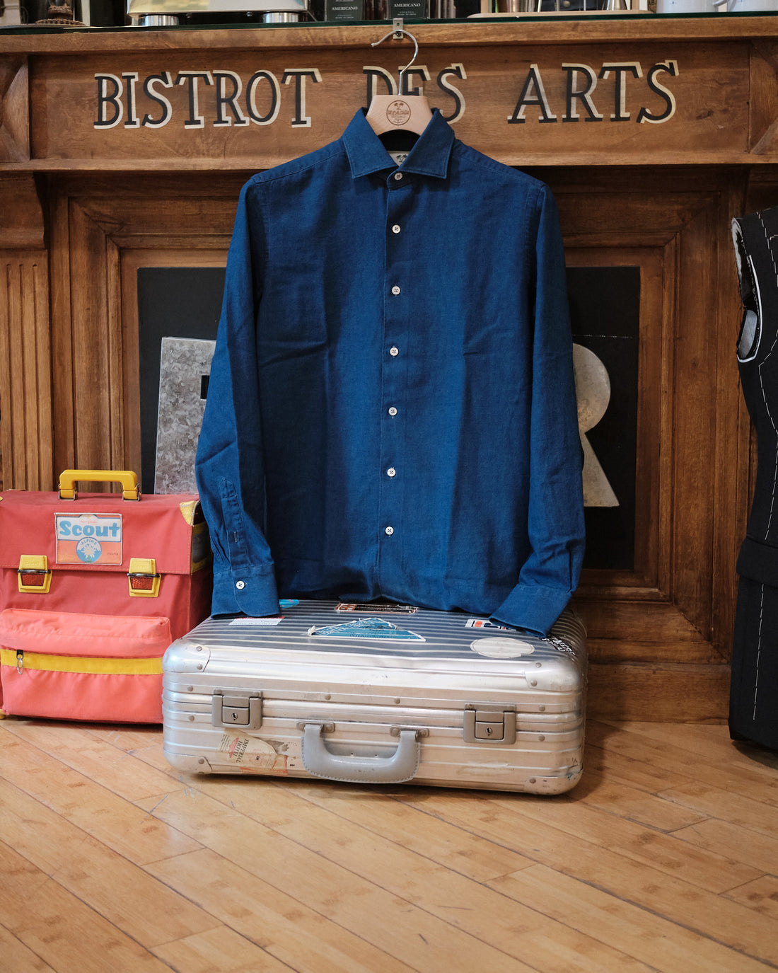 Heavy darkwash Cotton Denim Shirt