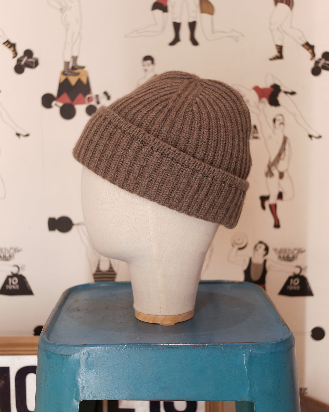 Light Brown cashmere beanie