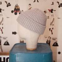 Light grey cashmere beanie