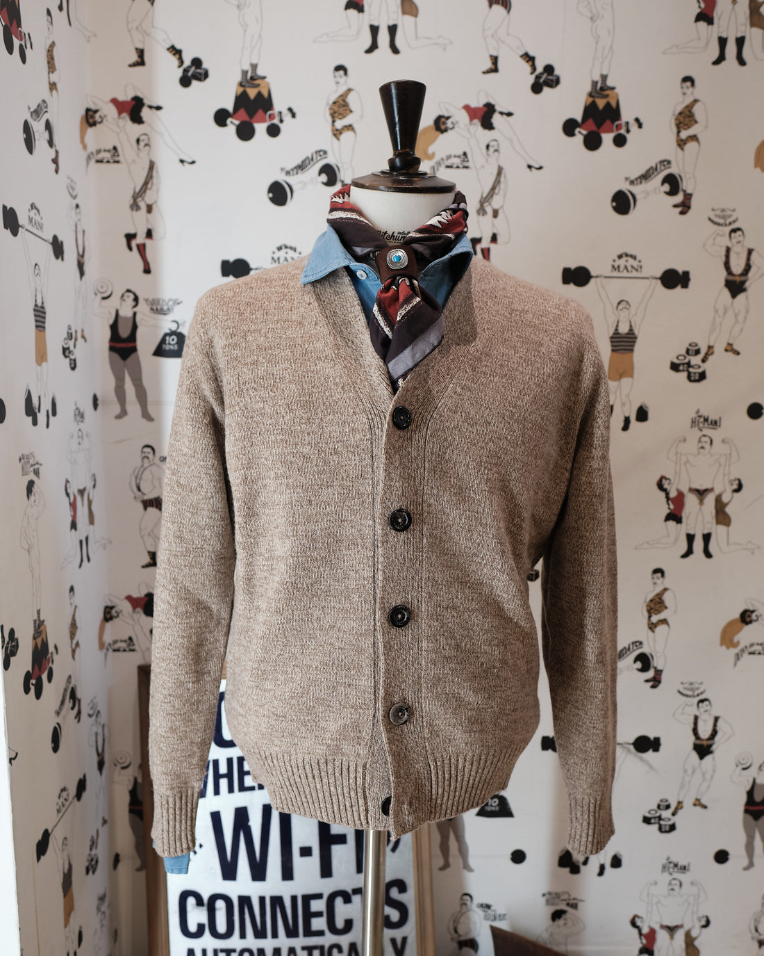 Classic Merinos Cardigan Beige
