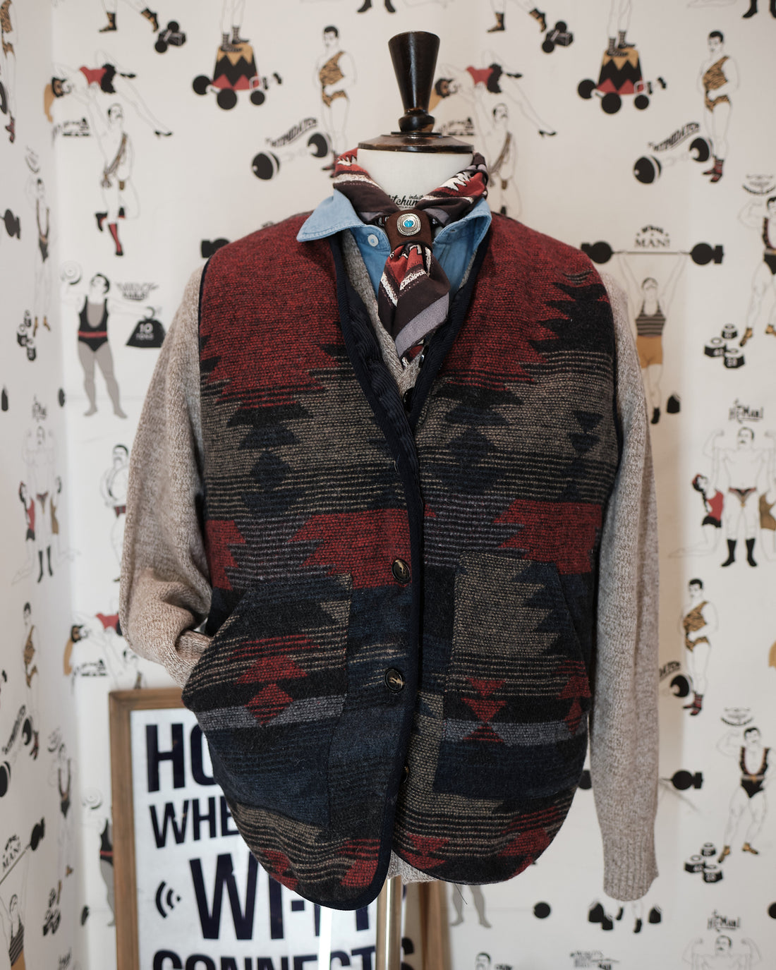 ITB X MITCHUMM Navajo Reversible Vest