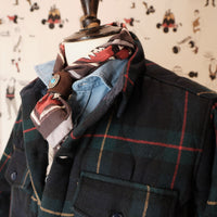 ITB Dark Navy/Forest Green Tartan Plaid Jacket