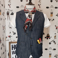 The gentleman Denim Waistcoat