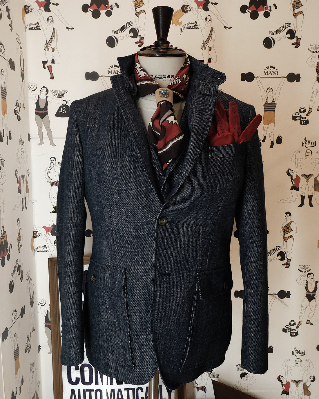 The Gentleman Denim Blazer
