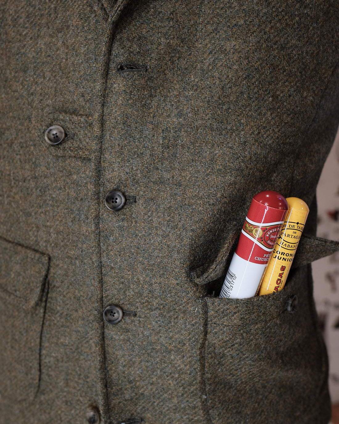 The gentleman Shetland wool Waistcoat