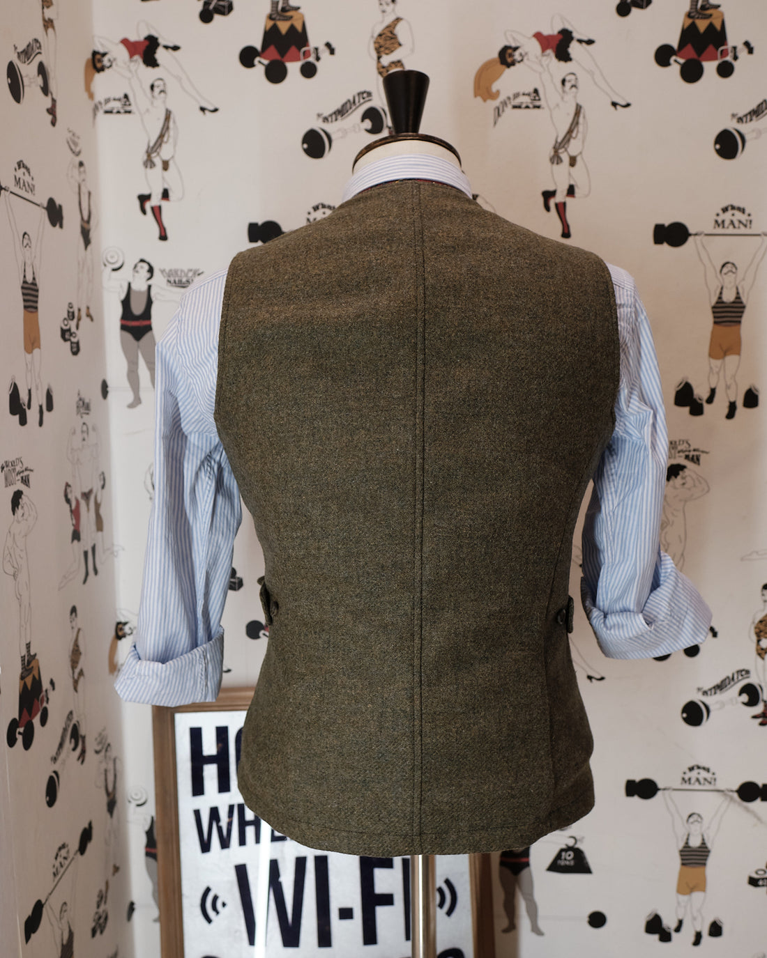 The gentleman Shetland wool Waistcoat