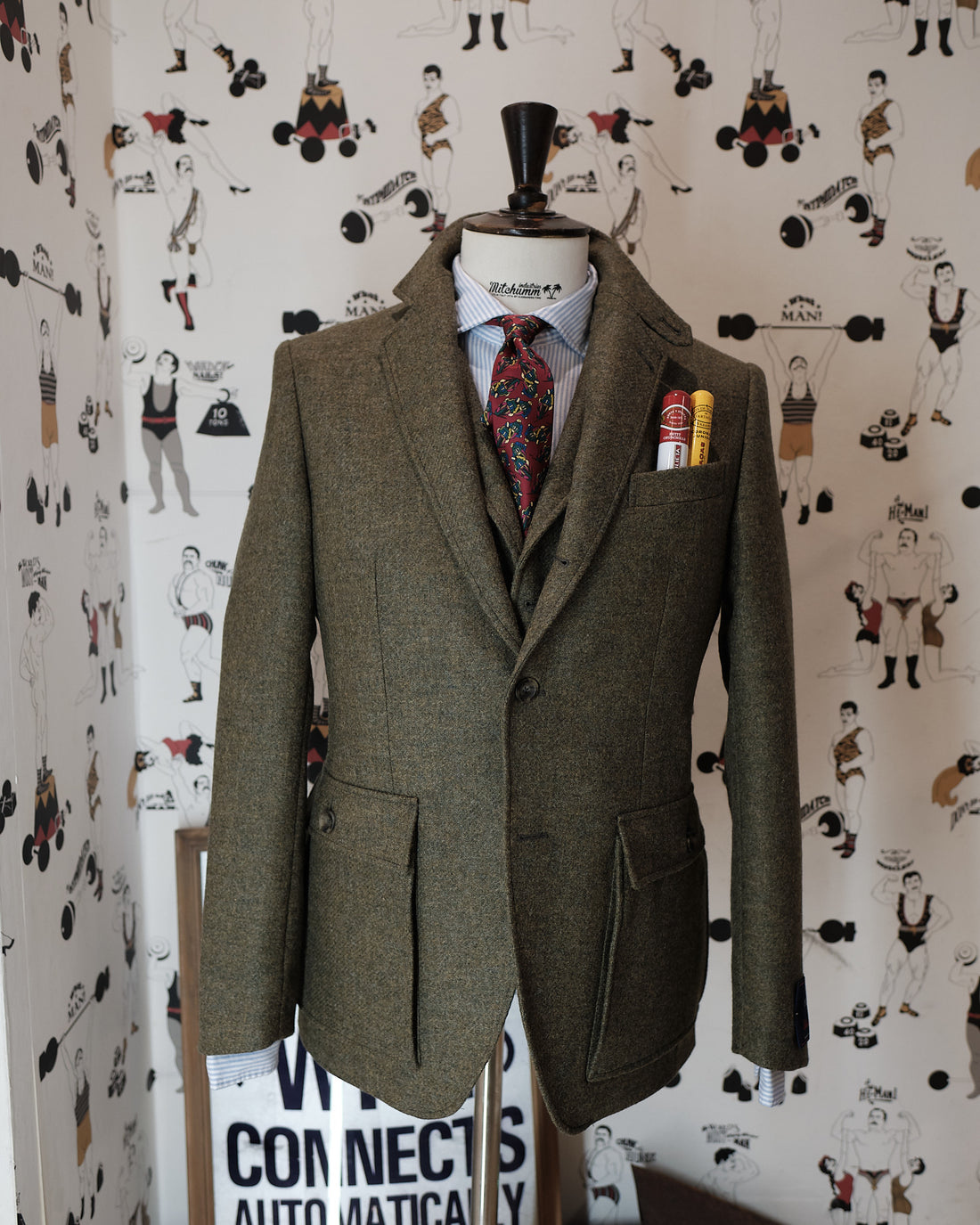 The Gentleman Shetland Wool Jacket
