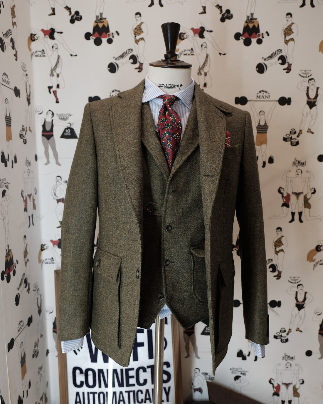 The Gentleman Shetland Wool Jacket