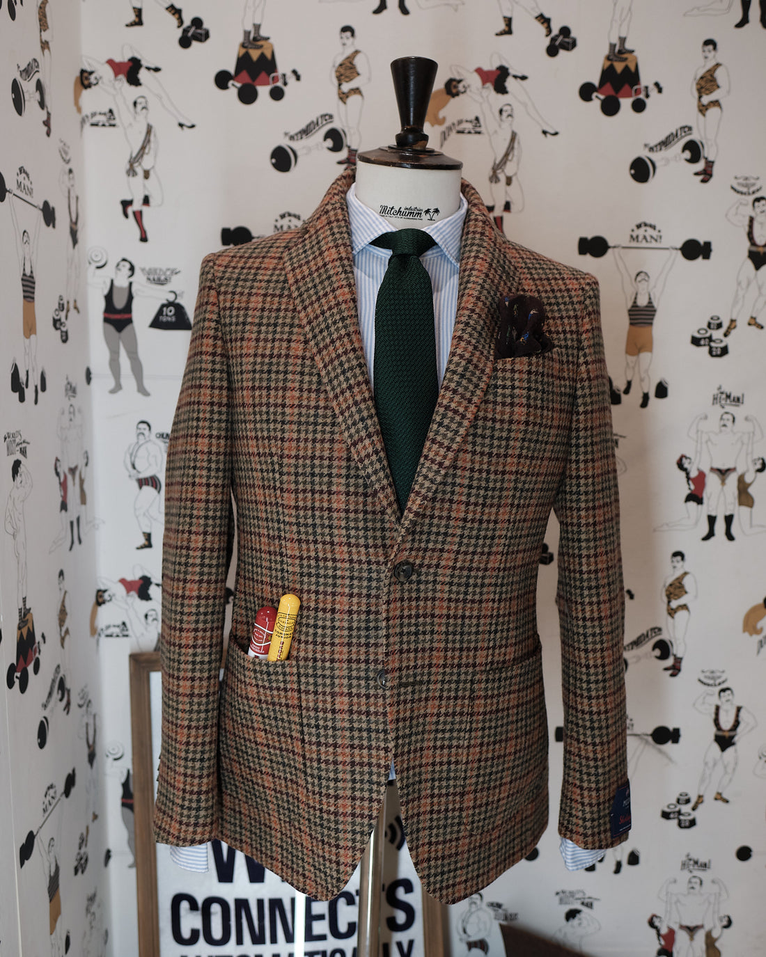 Shetland Tweed Check  Blazer