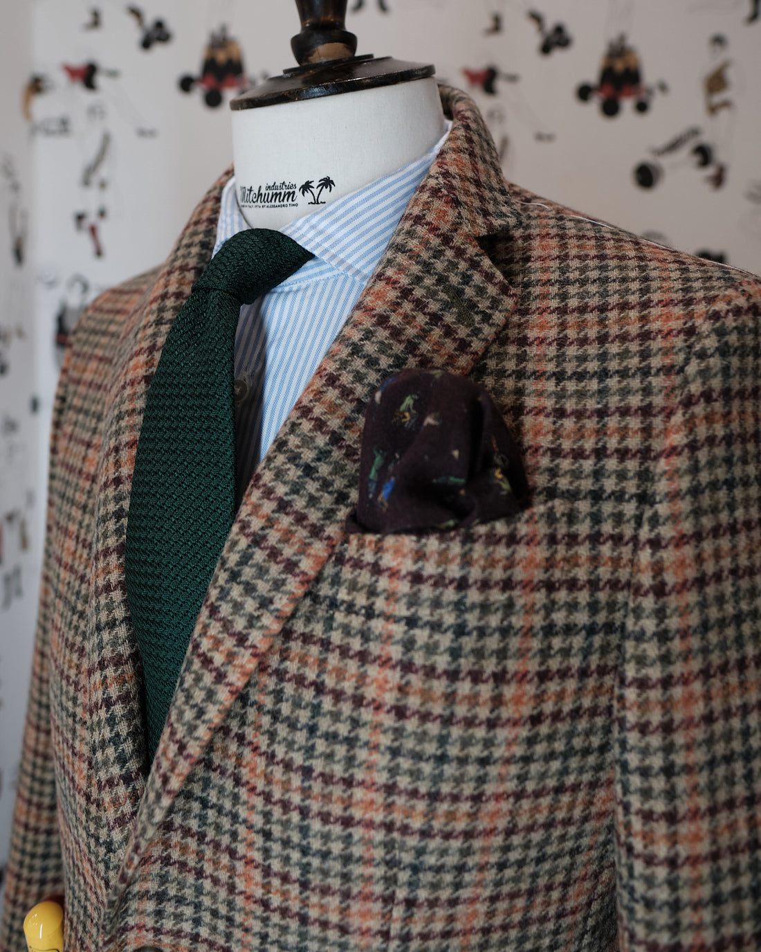 Shetland Tweed Check  Blazer