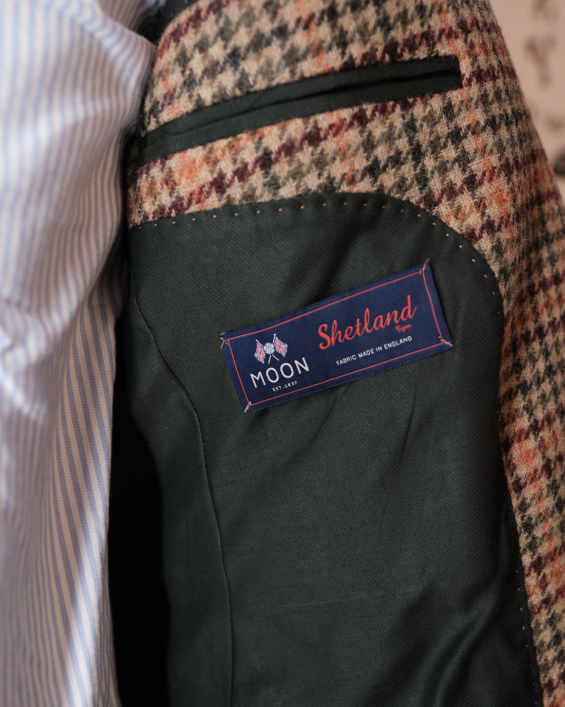Shetland Tweed Check  Blazer