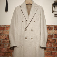 Pearl Grey Wool Coat
