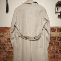 Pearl Grey Wool Coat