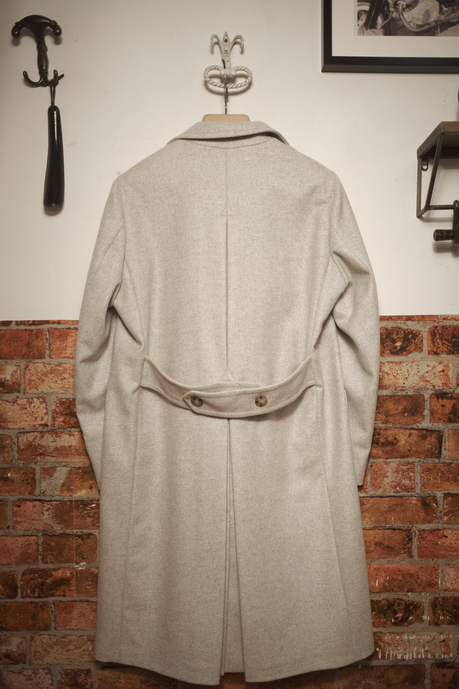 Pearl Grey Wool Coat