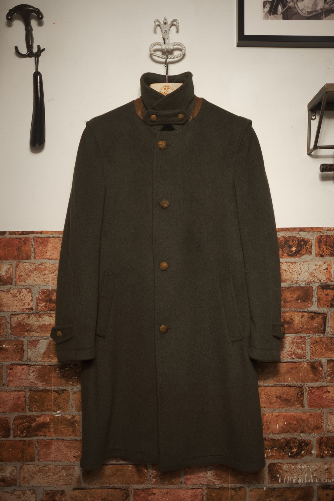 Deep Forest Loden Coat