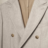 Pearl Grey Wool Coat