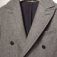 Herringbone blue coat
