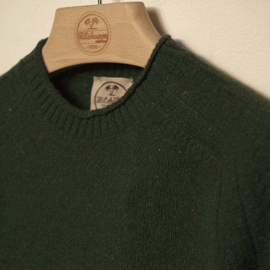 Alpine Moss Knickerbocker Wool Crewneck