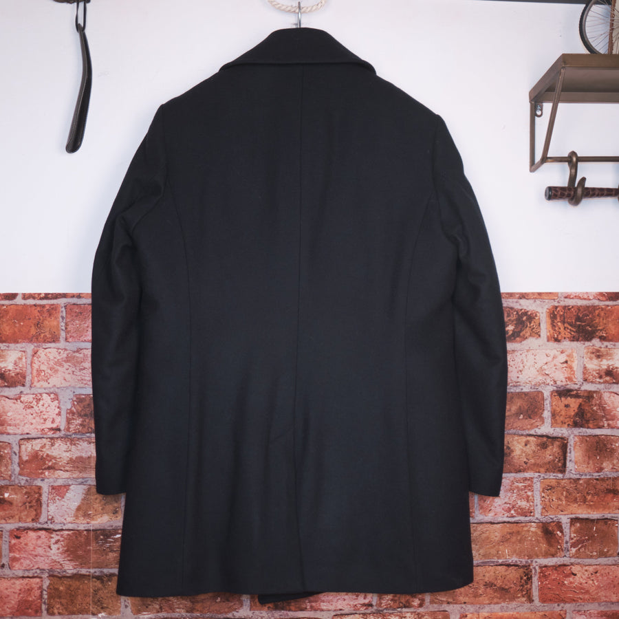 Midnight Harbor Double-Breasted Peacoat