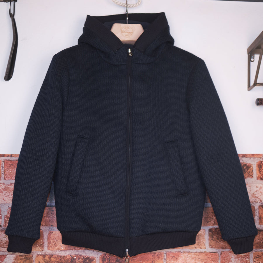 Deep Marina Reversible Hooded Jacket
