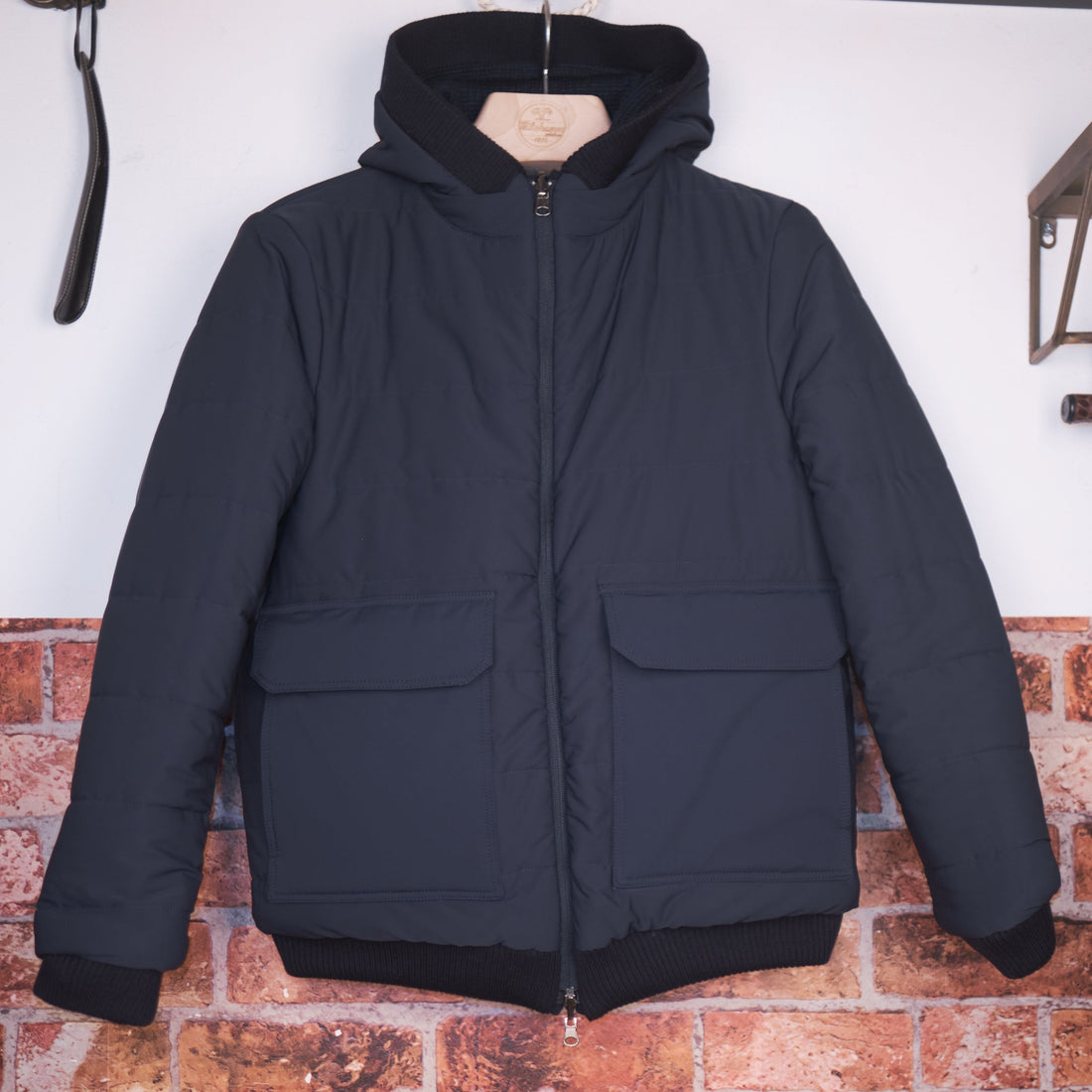 Deep Marina Reversible Hooded Jacket